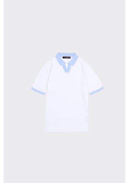 Fermuarlı Polo Yaka Kısa Kol Erkek T-Shirt fiyatları
