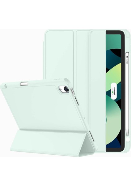 Apple iPad 10. Nesil 10.9 2022 Kılıf Kalem Bölmeli Smart Case A2696 A2757 A2777