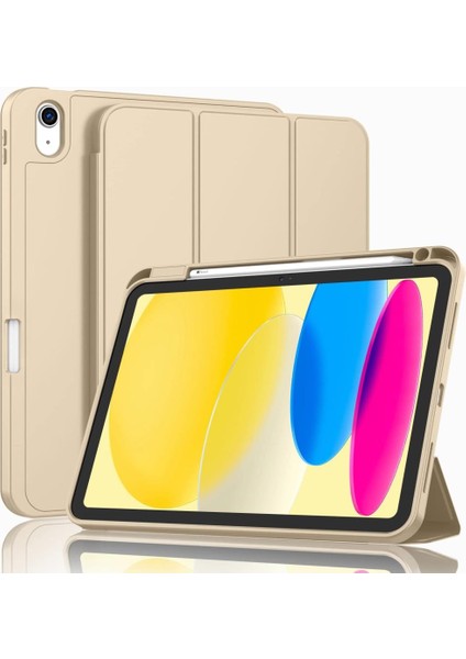 Apple iPad Air 4/5. Nesil 10.9" Kılıf Pen Charge Kalem Bölmeli (10.nesil Değildir)