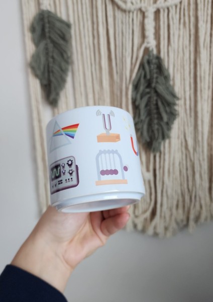 Öğretmenler Için Renkli Fizik Temalı Best Teacher Ever Yazılı Porselen T Kupa Bardak Latte Fincanı fiyatları