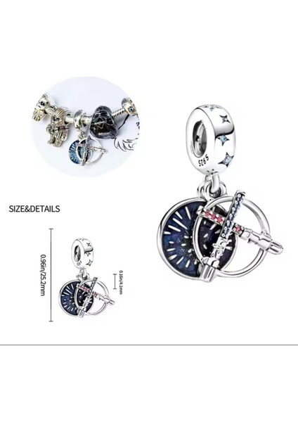 Star Wars Jedi Kılıcı 925 Ayar Gümüş Charm fiyatları