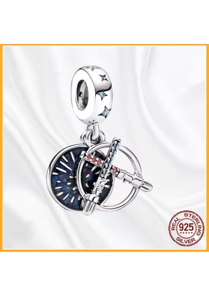 Star Wars Jedi Kılıcı 925 Ayar Gümüş Charm modelleri