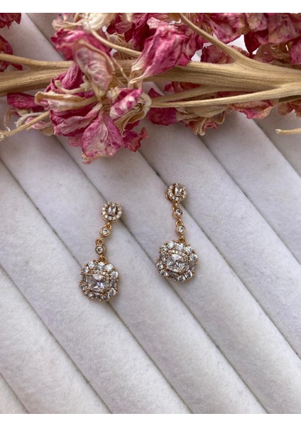 Mia Takı Çelik Sallantılı Sıra Taş Küpe