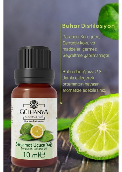 Gülhanya Bergamot Uçucu Yağı 10ml