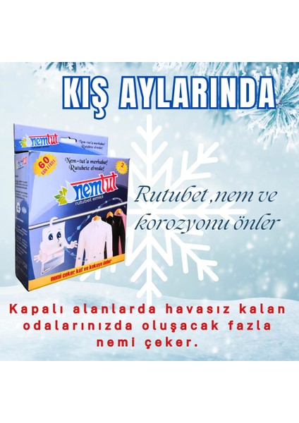 Rutubet ve Nem Karşı Etkili Koku Küf ve Korozyon Önleyici 5 Kutu 10 Paket 5 kg