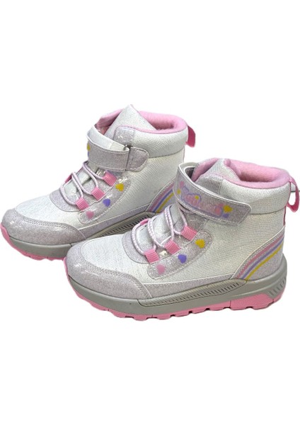 Kız Çocuk Renkli Ortopedik Cırtlı Kısa Spor Bot