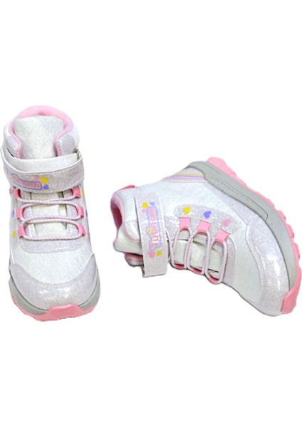 Kız Çocuk Renkli Ortopedik Cırtlı Kısa Spor Bot fırsatları