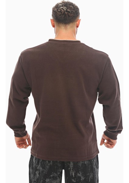 Kahverengi Kışlık Sweatshirt Big Sam 4654 fiyatları