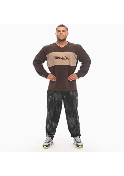 Kahverengi Kışlık Sweatshirt Big Sam 4654 modelleri