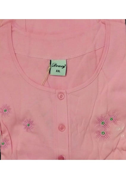 Pamuklu Uzun Kol Gecelik Anne Geceliği Pembe fiyatları