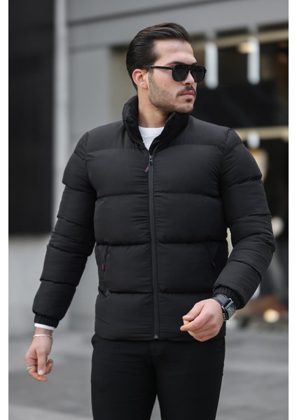 Erkek Siyah Şişme Mont Su Geçirmez fiyatları