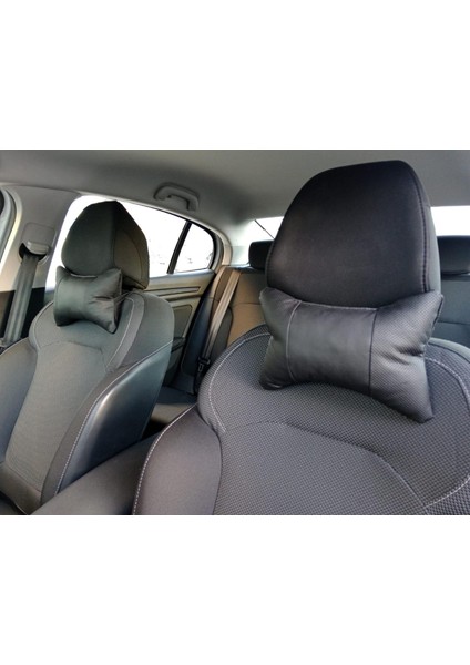 HES GROUP Araba Boyun Yastığı Oto Boyun Yastığı Araç Boyun Yastığı Siyah