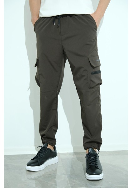 Luigi Slim Fit Kort Paraşüt Kargo Cepli Outdoor Erkek Eşofman Alt fırsatları