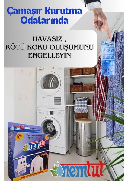 Nem Tutucu Giderici Rutubet Emici Kötü Koku Giderici Küf ve Korozyon Önleyici 5 Kutu 10 Paket 5 kg