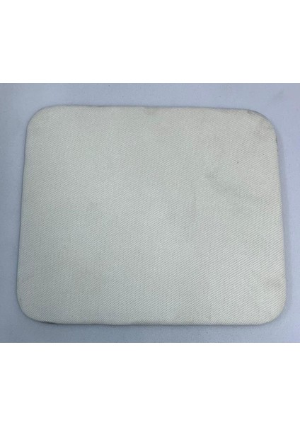 Knsz oturma minderi 1 li mazlum beyaz kumaş tel sandalyesi oturma yeri için