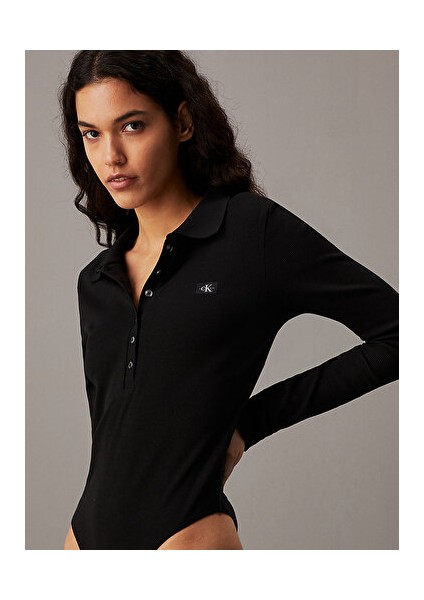 Woven Label Rıb Polo Body indirimleri