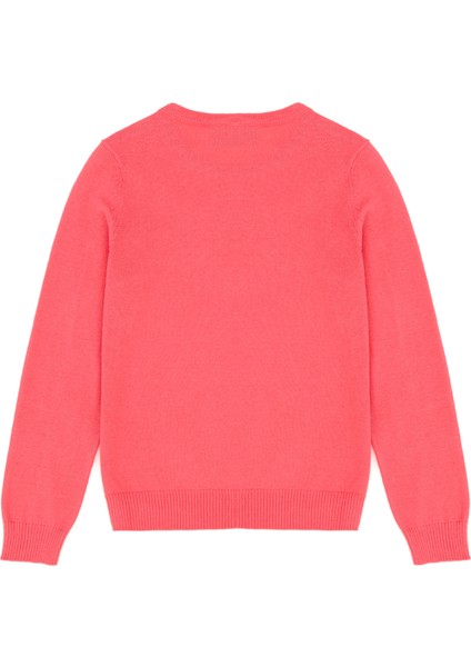 Kız Çocuk Pembe Kazak /Triko 50269399-VR041