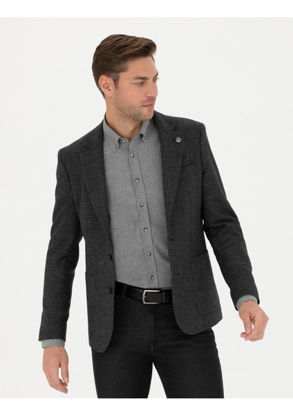 Erkek Füme Slim Fit Ceket 50273163-VR058 modelleri