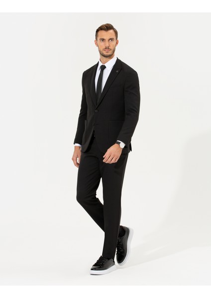 Erkek Siyah Ex. Slim Fit Takım Elbise 50261101-VR046 modelleri