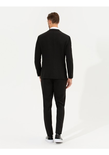 Erkek Siyah Ex. Slim Fit Takım Elbise 50261101-VR046 fırsatları