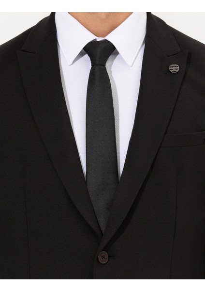 Erkek Siyah Ex. Slim Fit Takım Elbise 50261101-VR046 indirimleri