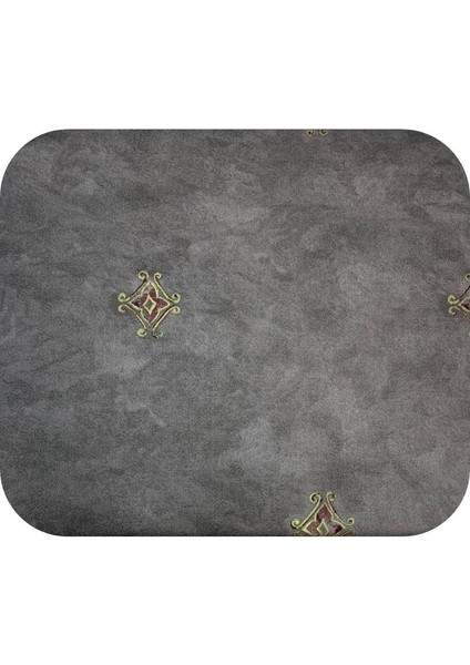 Knsz oturma minderi 1 li mazlum gri işlemeli kumaş tel sandalyesi oturma yeri için