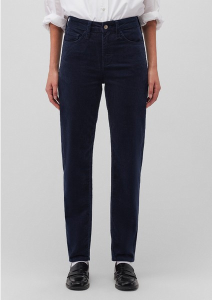 Cindy Lacivert Kadife Pantolon 100277-82993 fırsatları