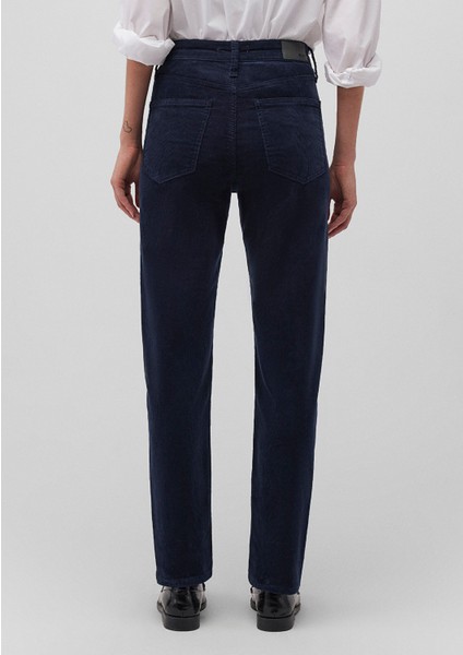 Cindy Lacivert Kadife Pantolon 100277-82993 indirimleri