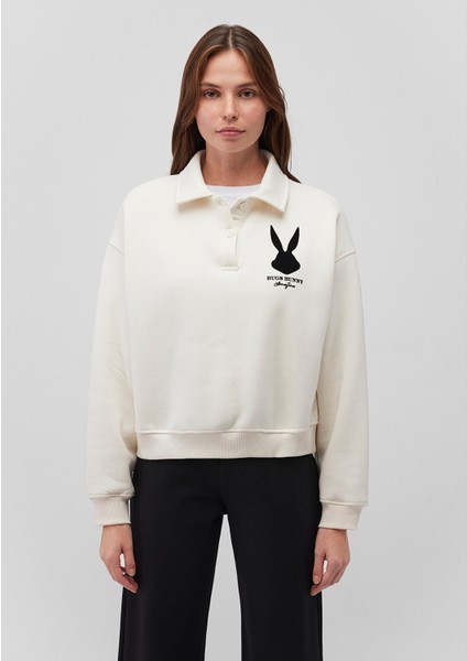 Bugs Bunny Baskılı Ekru SWEATSHIRT1S10267-80194