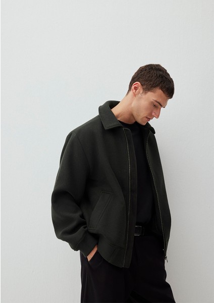 Yün Karışımlı Kahverengi CEKET0110494-86764 fiyatları