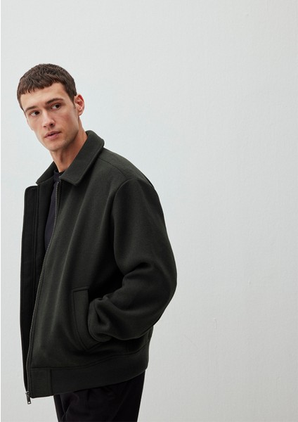 Yün Karışımlı Kahverengi CEKET0110494-86764 fırsatları