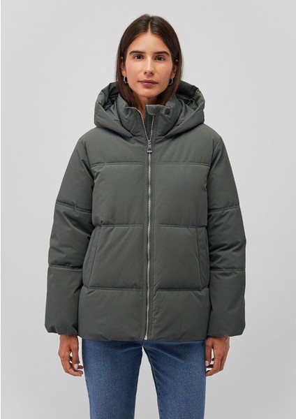 Kapüşonlu Yeşil Şişme MONT1110445-71598 modelleri