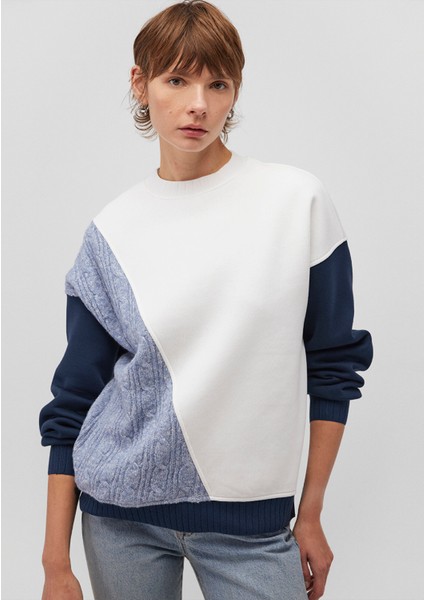 Renkli Bisiklet Yaka SWEATSHIRT1S10291-80194 fiyatları