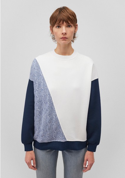 Renkli Bisiklet Yaka SWEATSHIRT1S10291-80194 modelleri