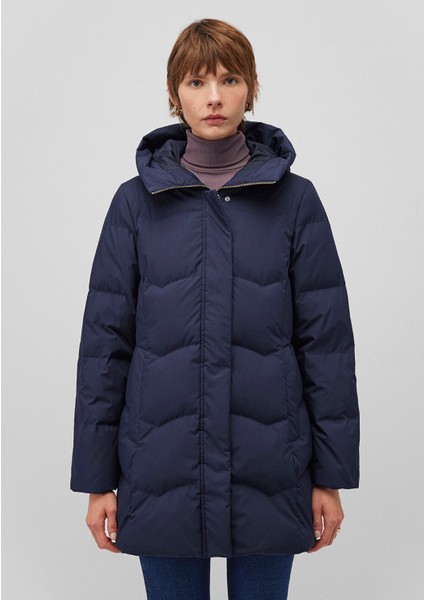 Kapüşonlu Lacivert Şişme Mont 1110439-83699 modelleri