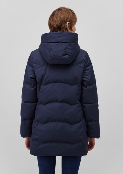 Kapüşonlu Lacivert Şişme Mont 1110439-83699 fırsatları