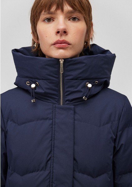 Kapüşonlu Lacivert Şişme Mont 1110439-83699 indirimleri