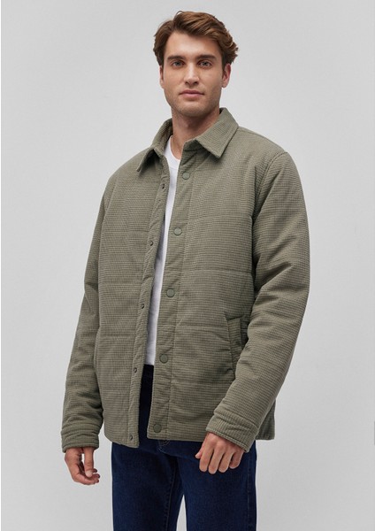 Kapitone Haki Kadife Ceket 0110458-85485 fiyatları