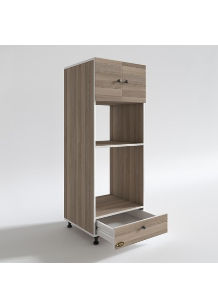 Kenzlife fırın dolabı kamile crd 162*60*56 mutfak çekmeceli ayaklı banyo kiler ofis