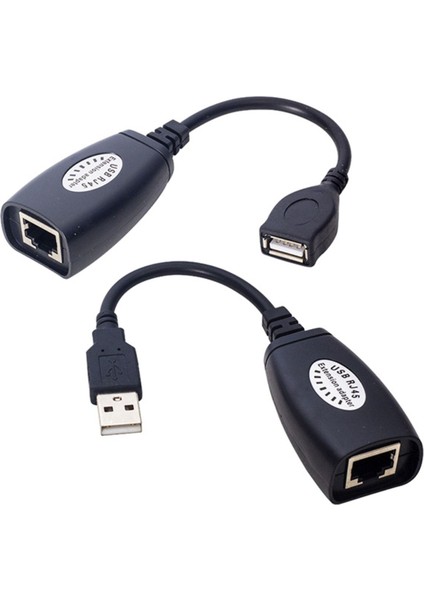USB Rj 45 50 Metre Uzatma Kablosu Extender