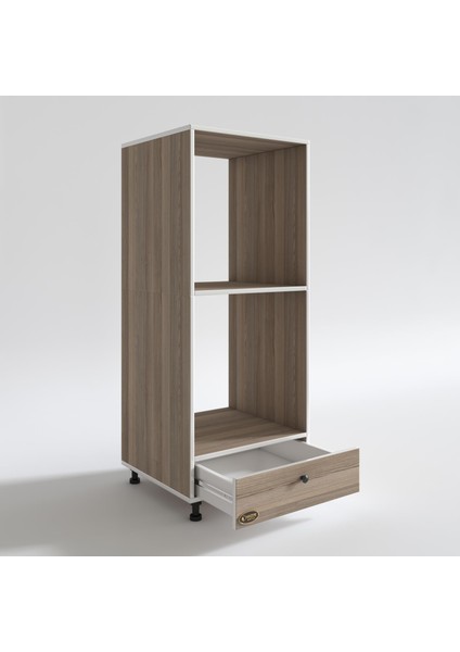 Kenzlife fırın dolabı naime crd 145*60*56 mutfak çekmeceli ayaklı banyo kiler ofis