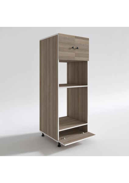 Kenzlife fırın dolabı halide crd 162*60*56 mutfak kapaklı ayaklı banyo kiler ofis