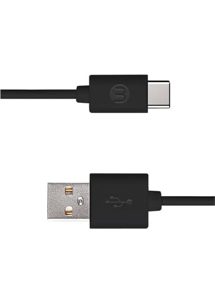 Usb-A - Usb-C Şarj Kablosu Siyah