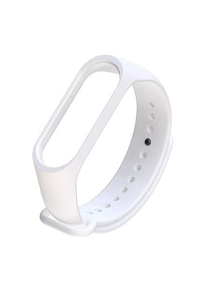 Mi Band Akıllı Bileklik 3/4 Silikon Kordon (Beyaz)