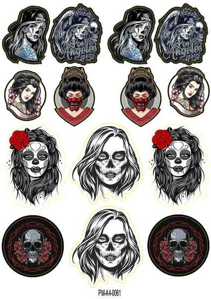 Joker Karışık Çoklu Sticker Seti 01