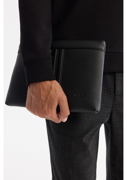 Erkek Siyah Deri Görünümlü El Çantası A42Y9105 fiyatları