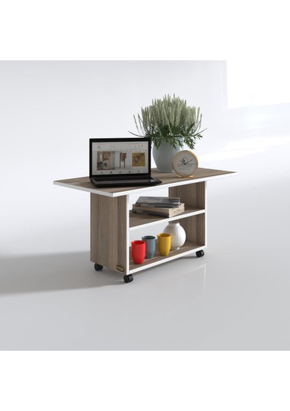 Kenzlife orta salon sehpası prag crd 045*070*50 tekerlekli yemek masası fiyatları