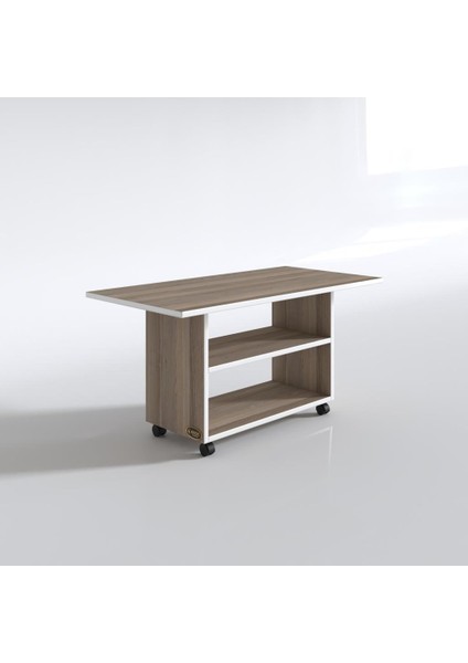 Kenzlife orta salon sehpası prag crd 045*070*50 tekerlekli yemek masası modelleri