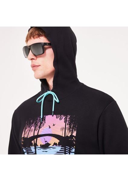 Golden Hour Bark Po Erkek Kapüşonlu Sweatshirt
