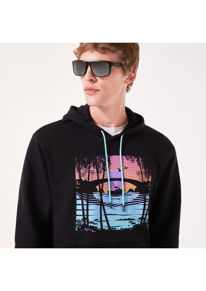 Golden Hour Bark Po Erkek Kapüşonlu Sweatshirt